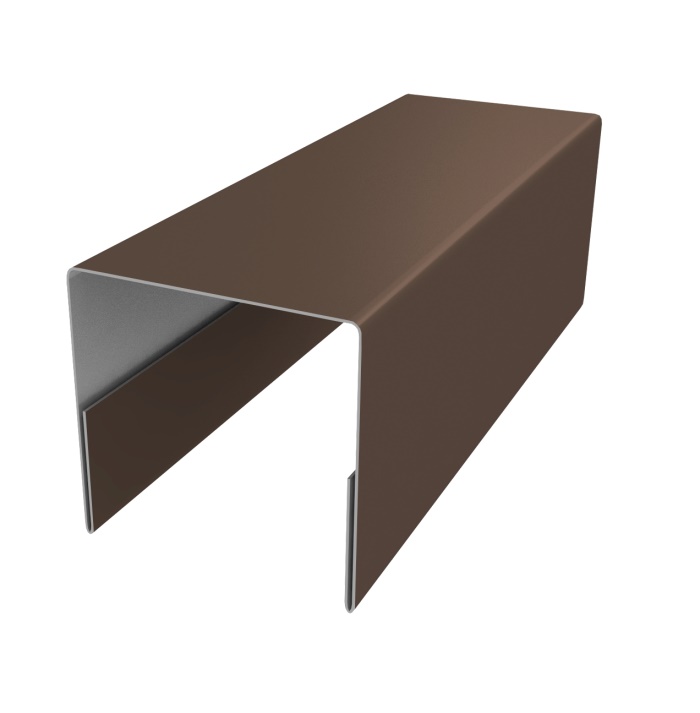 Планка заборная 0,45x23x10x16x2000 RAL8017 шоколадно-коричневый